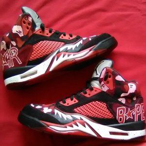 2017 air jordan retro custom size  9.5